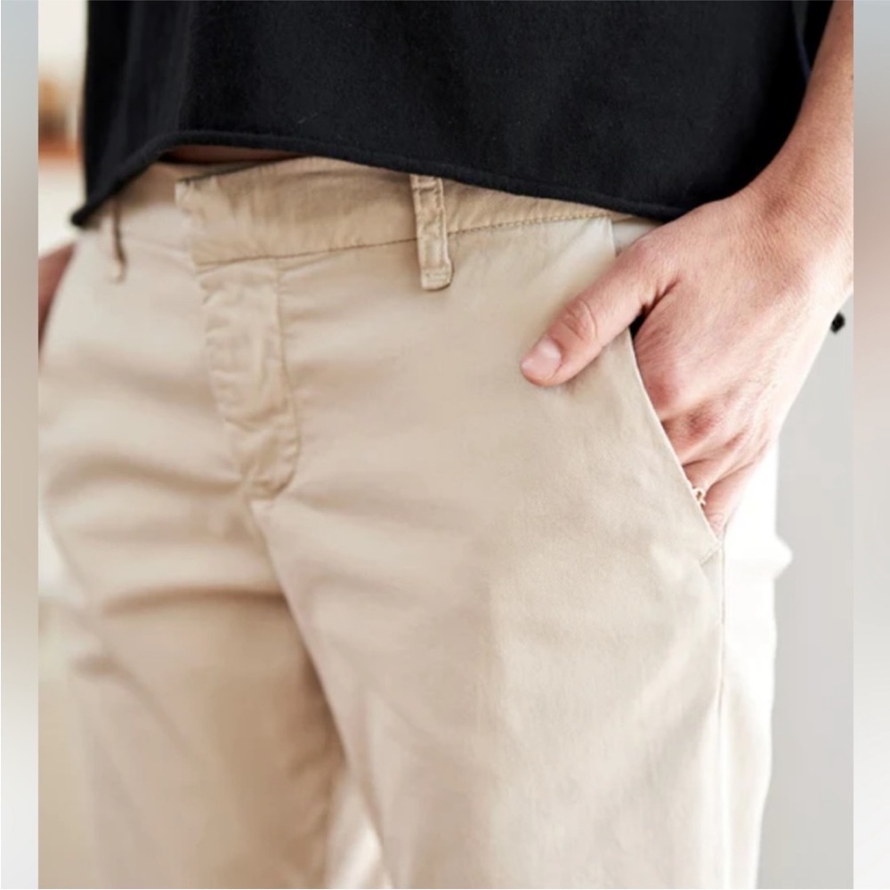 FRANK & EILEEN Wicklow Twill Pant the Italian chino in khaki Size 00 - Picture 3 of 9